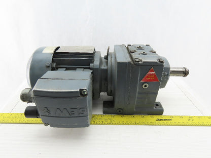SEW-EURODRIVE R37 DT171C4/TF/IS 45:1 Ratio 0.25kW 38RPM 277/480V Gear Motor