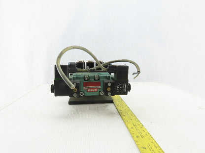Numatics 123BB6004026Y61 Pneumatic Solenoid Valve W/Manifold Block 24/32VDC Coil