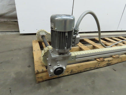 Rexroth VF65 Chain Conveyor 26"x144" 45 FPM 277/460V 3Ph