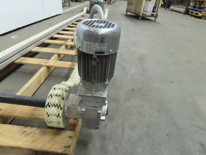 Rexroth VF65 Chain Conveyor 26"x144" 45 FPM 277/460V 3Ph