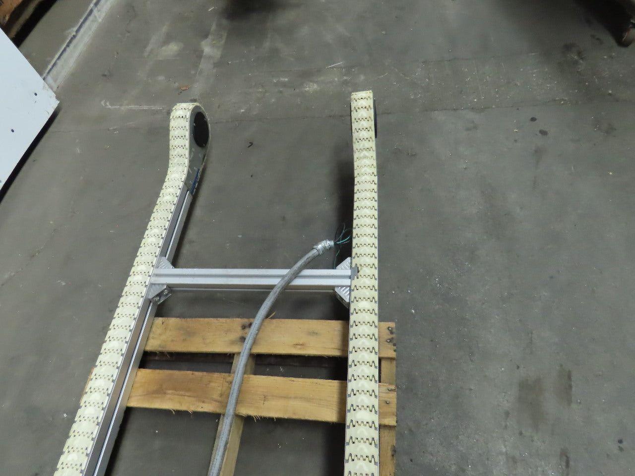 Rexroth VF65 Chain Conveyor 26"x144" 45 FPM 277/460V 3Ph