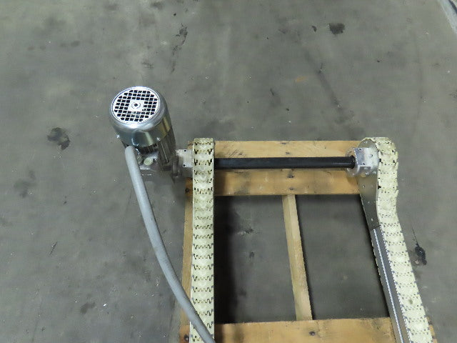 Rexroth VF65 Chain Conveyor 26"x144" 45 FPM 277/460V 3Ph