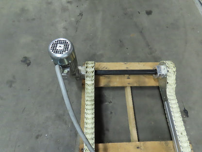 Rexroth VF65 Chain Conveyor 26"x144" 45 FPM 277/460V 3Ph