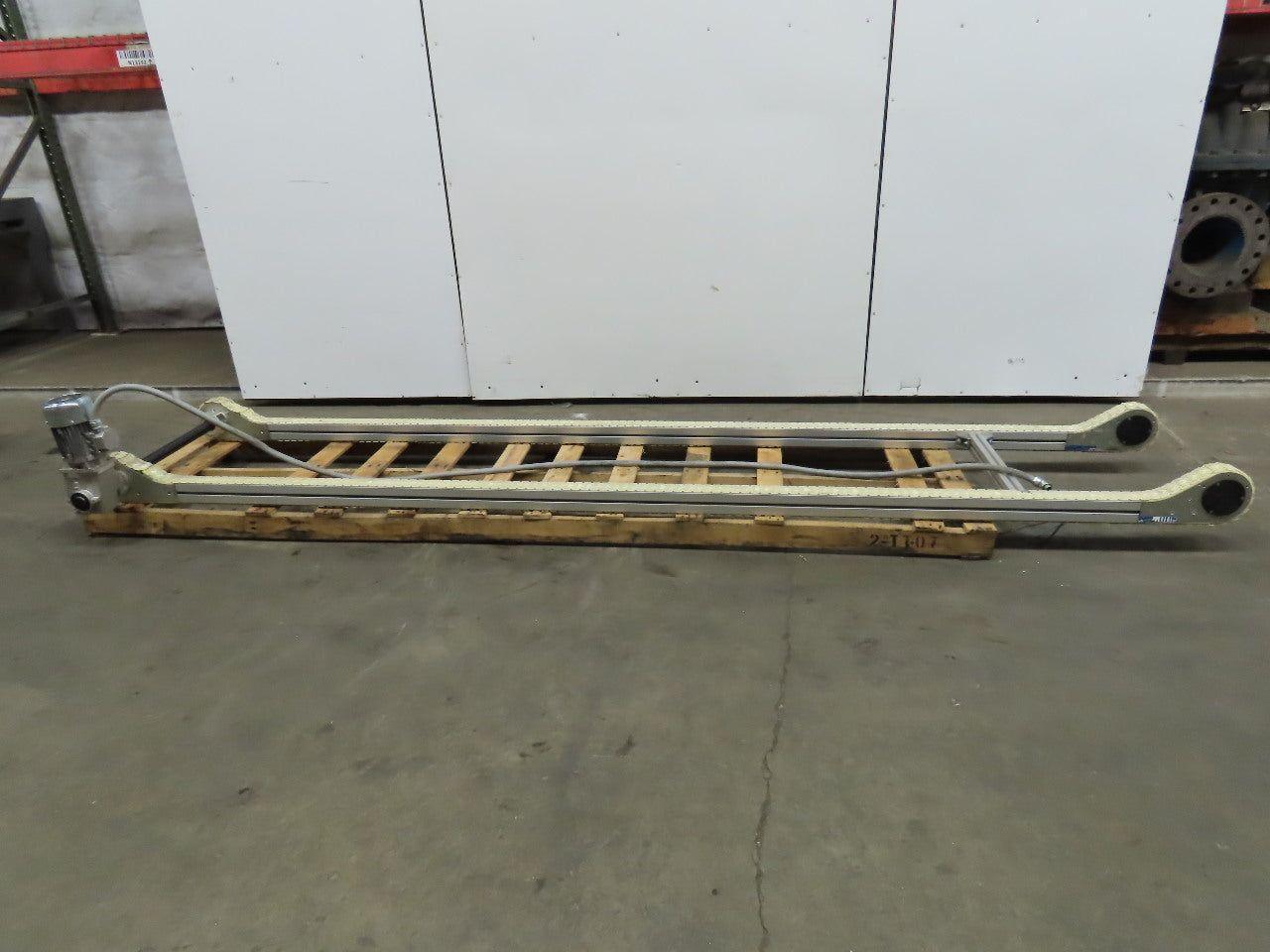 Rexroth VF65 Chain Conveyor 26"x144" 45 FPM 277/460V 3Ph