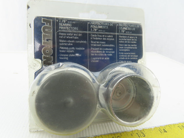 Fulton F3430 1.78" Trailer Wheel Bearing Protector Chrome Plated Cover