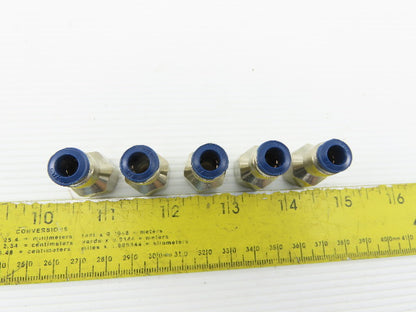 1/4" NPT x 1/4" Tube Push To Connect Female Connector Lot Of 5
