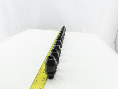 T&B 1/2" Nylon Cable Strain Relief Cable Grip Box Connector Lot Of 11