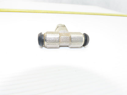 Parker 1/4" NPT x 10mm Tube Push To Connect Stainless Steel Tee Lot Of 5
