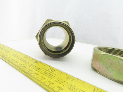 2" NPT Male x 2" Flareless Compression Hydraulic Adaptor