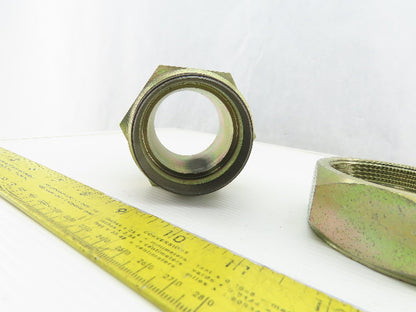 2" NPT Male x 2" Flareless Compression Hydraulic Adaptor