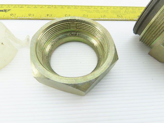 2" NPT Male x 2" Flareless Compression Hydraulic Adaptor