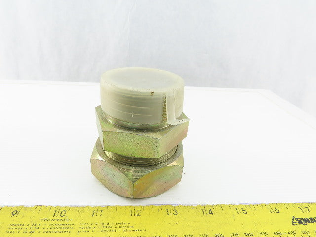 2" NPT Male x 2" Flareless Compression Hydraulic Adaptor