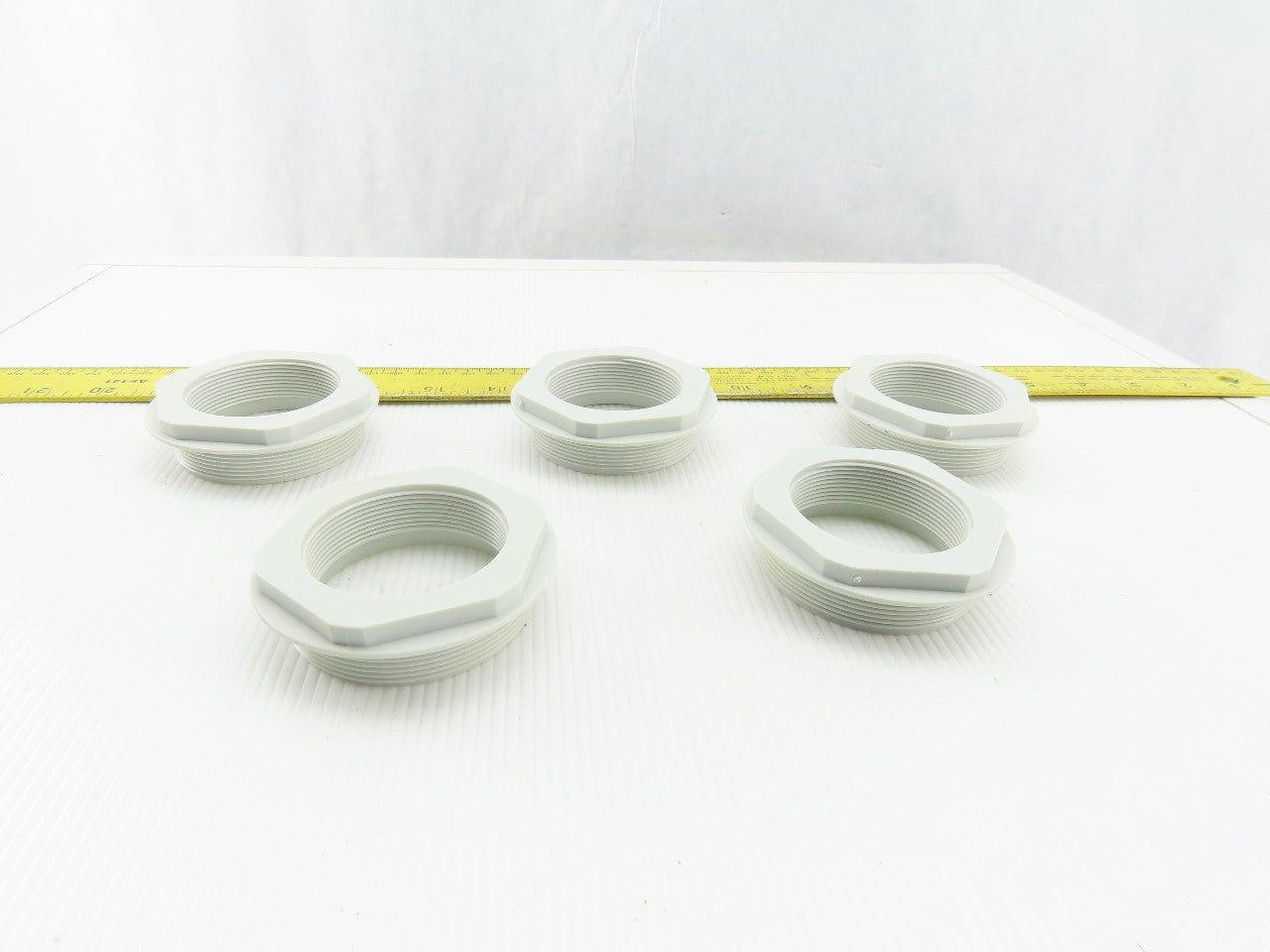 Lapp Kabel Skindicht 63x1.5/50x1.5 Internal External Thread Lock Nut Lot Of 5