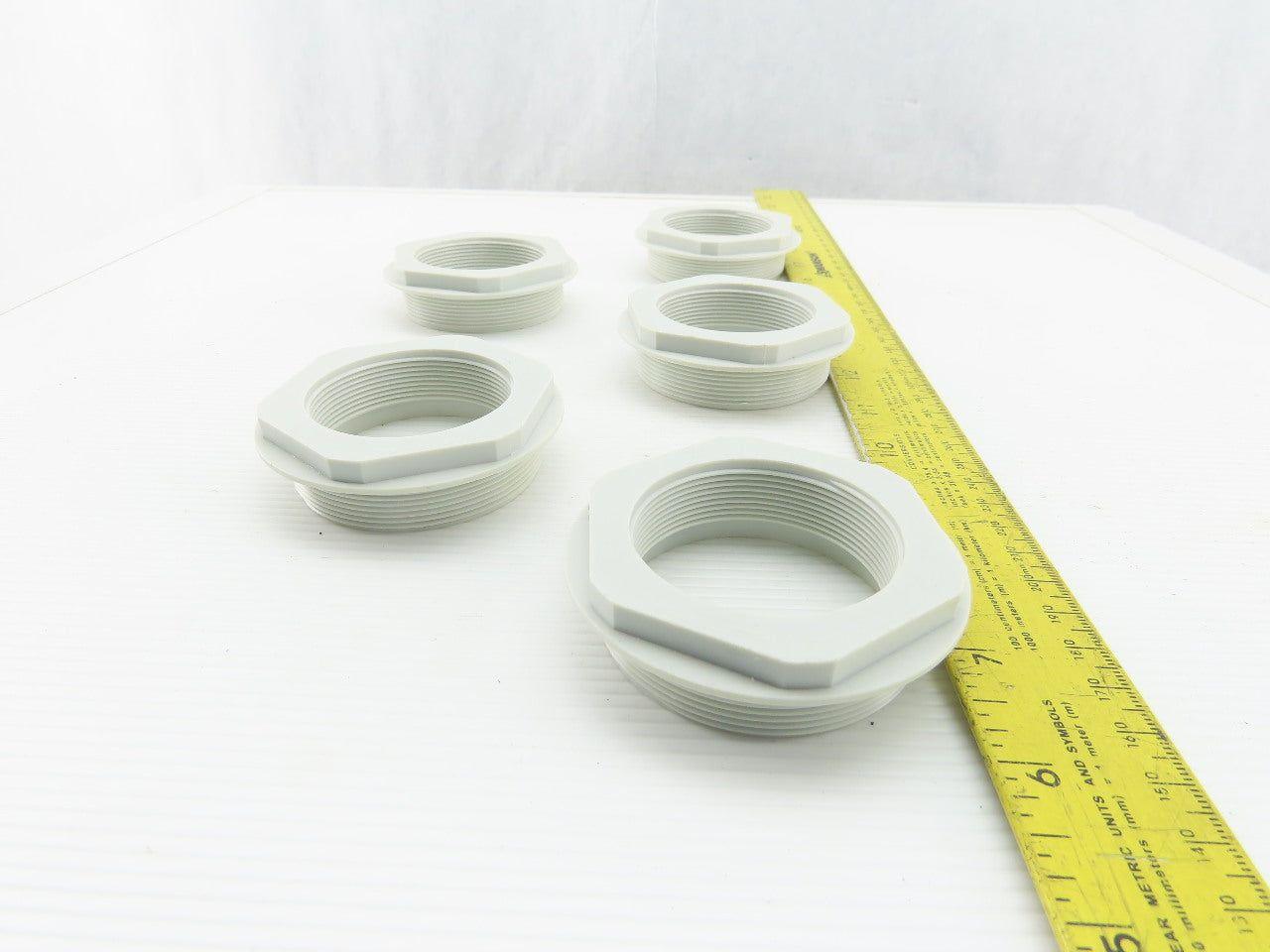 Lapp Kabel Skindicht 63x1.5/50x1.5 Internal External Thread Lock Nut Lot Of 5