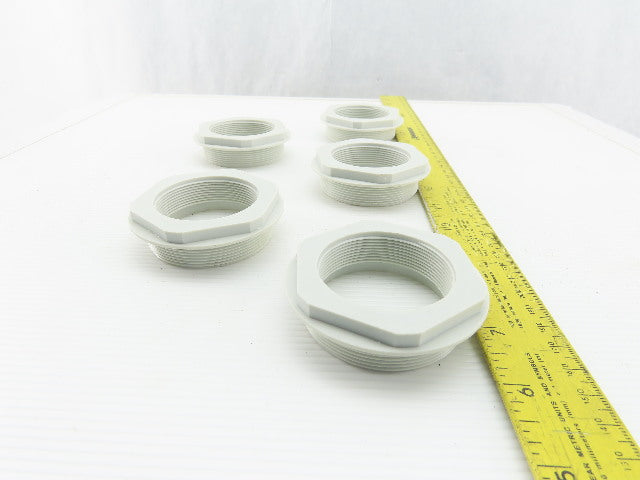 Lapp Kabel Skindicht 63x1.5/50x1.5 Internal External Thread Lock Nut Lot Of 5