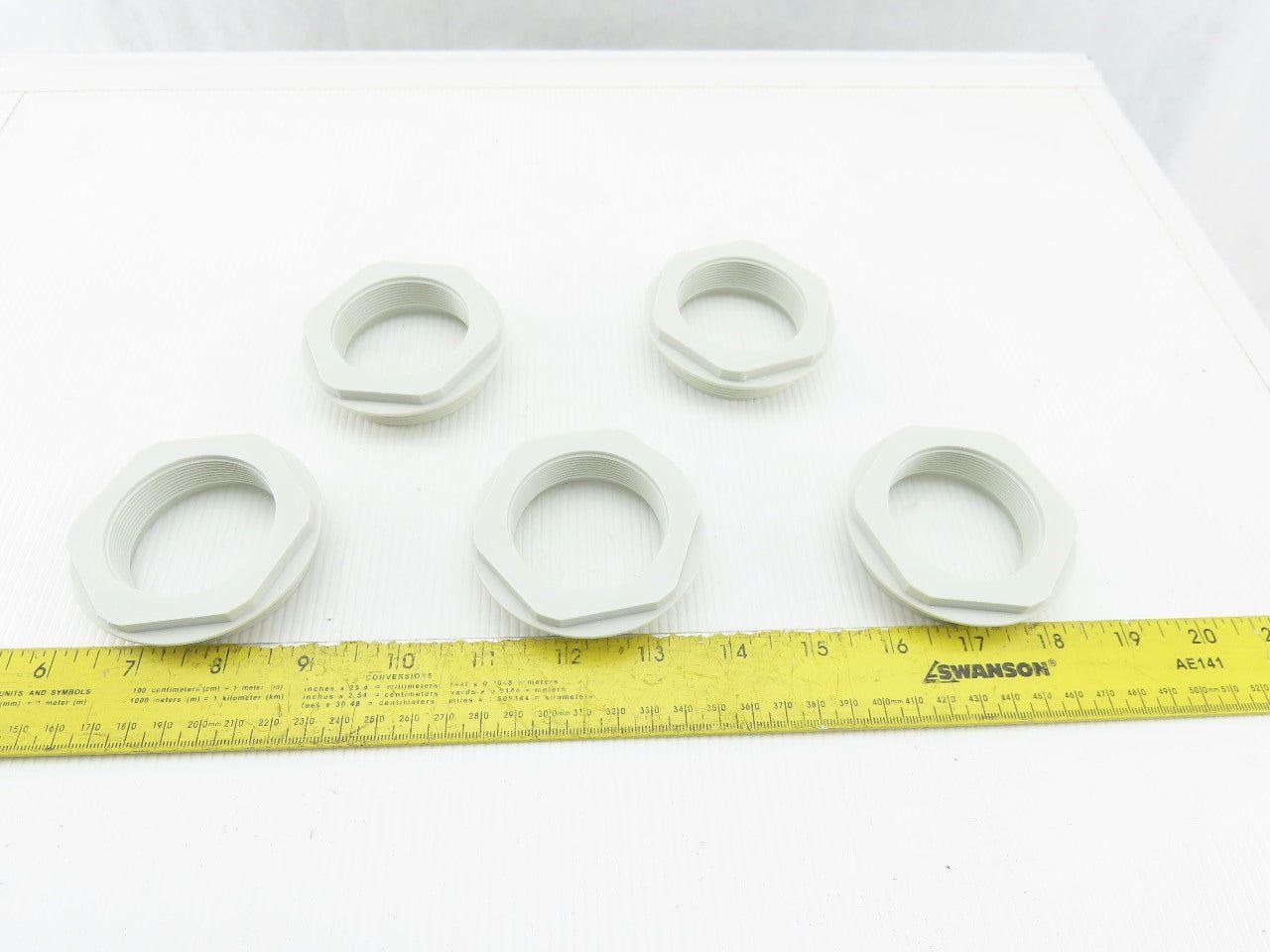 Lapp Kabel Skindicht 63x1.5/50x1.5 Internal External Thread Lock Nut Lot Of 5