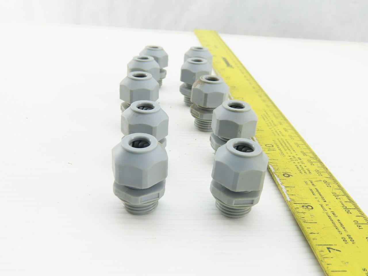 Hubbell M16x1.5 Plastic Cable Gland Strain Relief Lot Of 10