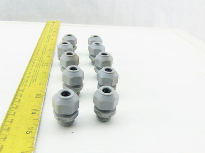 Hubbell M16x1.5 Plastic Cable Gland Strain Relief Lot Of 10