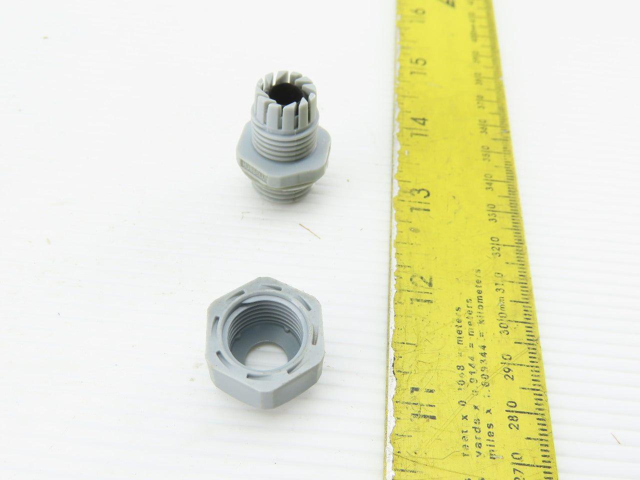 Hubbell M16x1.5 Plastic Cable Gland Strain Relief Lot Of 10