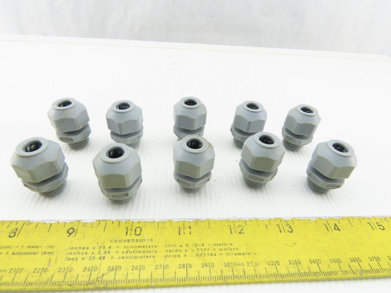 Hubbell M16x1.5 Plastic Cable Gland Strain Relief Lot Of 10