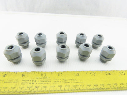 Hubbell M16x1.5 Plastic Cable Gland Strain Relief Lot Of 10