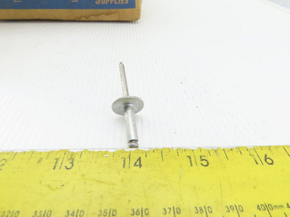 Fastenal ABL68A 3/16" Dia .376-.500" Grip Range  Aluminum Rivet Lot 250