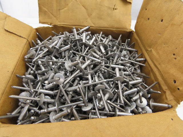 Fastenal ABL68A 3/16" Dia .376-.500" Grip Range  Aluminum Rivet Lot 250