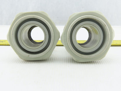 M40x1.5 Plastic Cable Gland With 63mm Bulkhead Adapter Lot Of 2