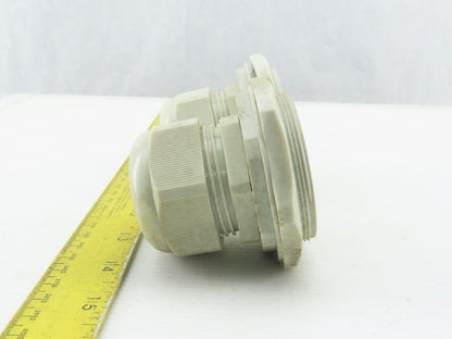 M40x1.5 Plastic Cable Gland With 63mm Bulkhead Adapter Lot Of 2