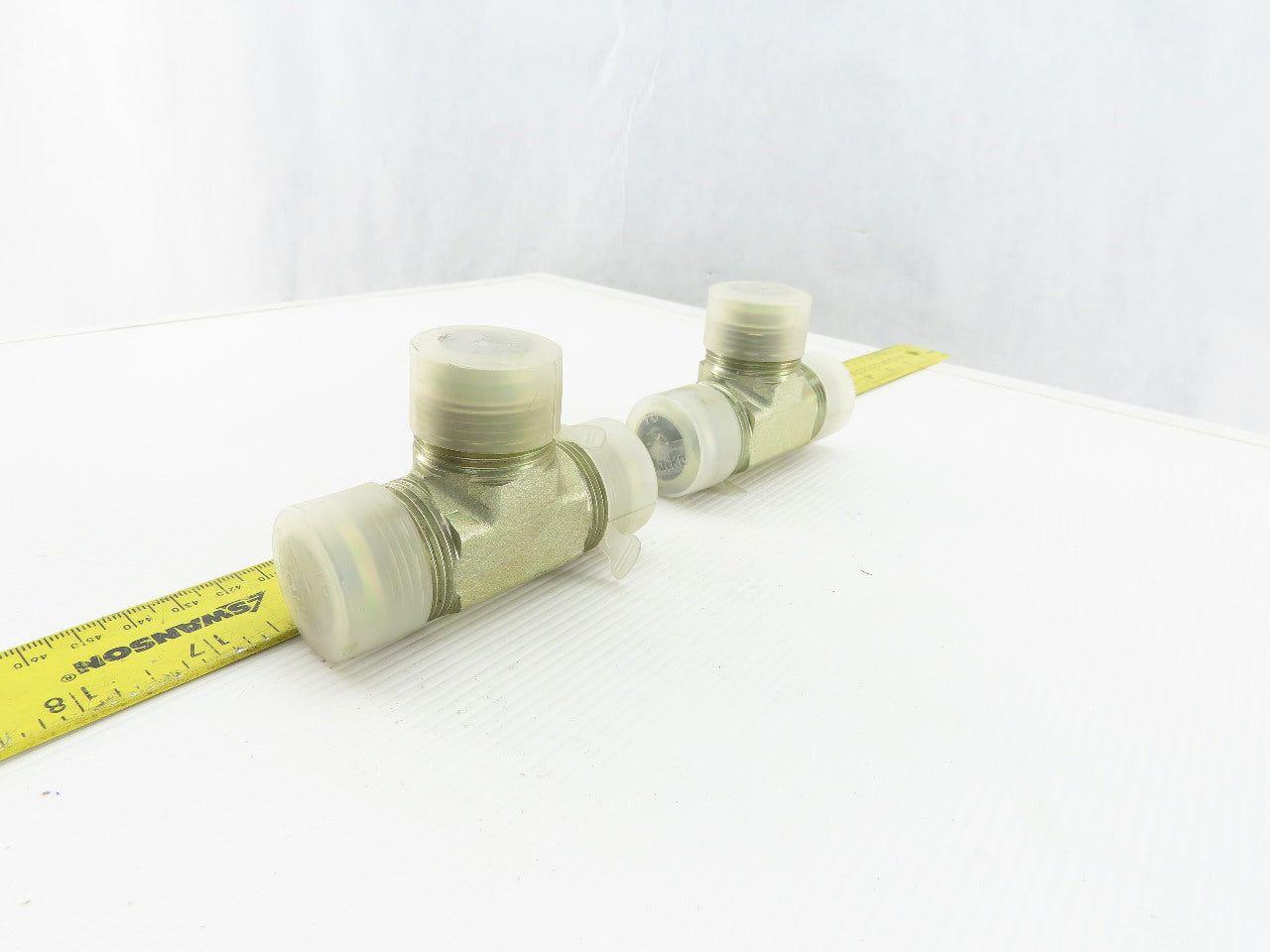 Parker 1-5/16"-12 (-16) Flared Hydraulic Union Tee Lot of 2