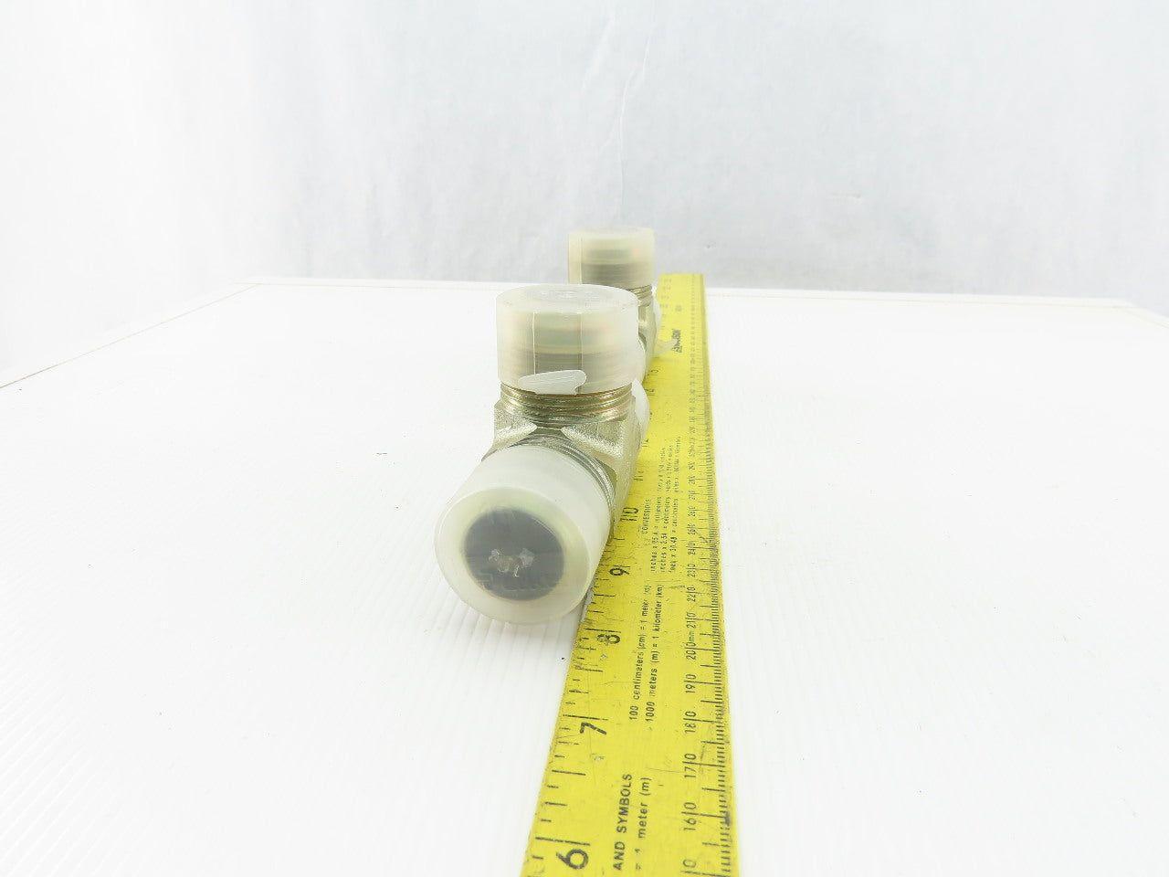 Parker 1-5/16"-12 (-16) Flared Hydraulic Union Tee Lot of 2