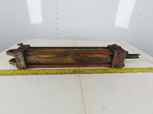 Hydraulic Tie Rod Cylinder 3.5" Bore 18" Stroke Clevis Mount