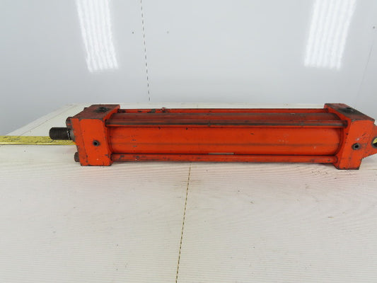 Hydraulic Tie Rod Cylinder 3.5" Bore 18" Stroke Clevis Mount