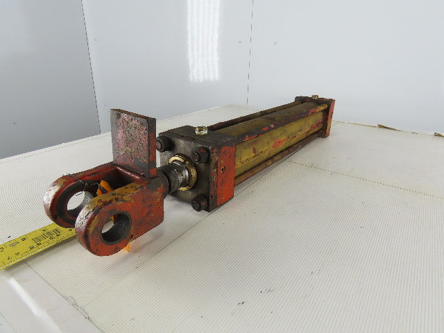Hydraulic Tie Rod Cylinder 3-1/2" Bore 18" Stroke Clevis Mount