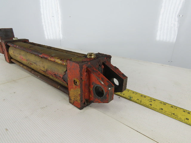 Hydraulic Tie Rod Cylinder 3-1/2" Bore 18" Stroke Clevis Mount