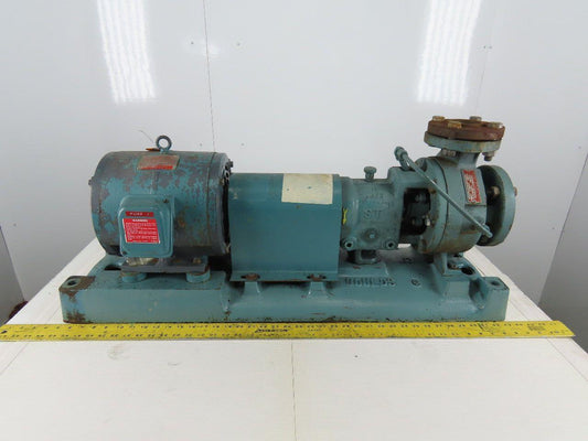 Goulds 3196 2x3-6 Centrifugal End Suction Pump 180GPM 7.5Hp 208-230/460V 3Ph