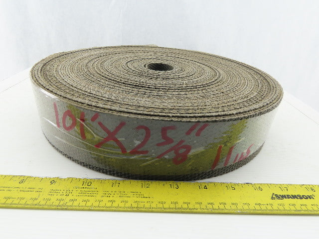 2-5/8" Interwoven Friction Top 1/8"T Conveyor Belt 101'