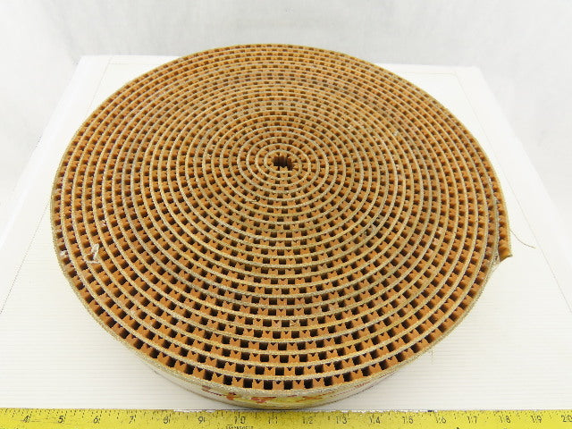 3" Woven Back 1 Ply Cleated Incline Conveyor Belt 49'