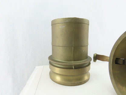 6C Type C  Brass 6" Camlock Coupling Fitting Male And Female Set