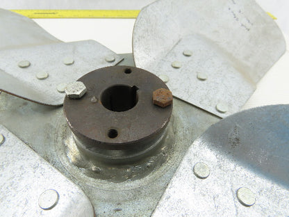 S-26-11 26" OD x 6-1/2" Wide 4 Blade Axial Fan Blade Propeller Assembly