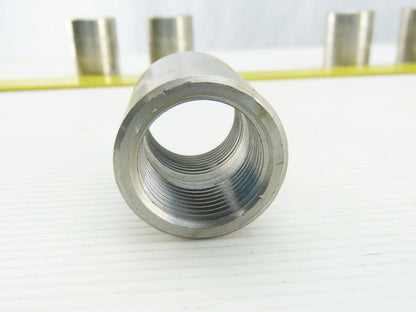 S.150 A182 F316 3/4" Stainless Steel NPT Coupling Lot Of 5