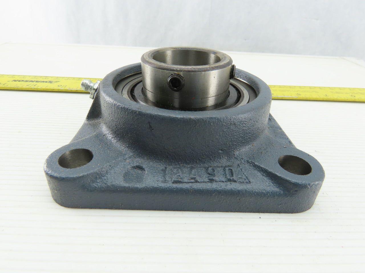Link Belt F3U222N 1-3/8" 4 Bolt Flange Mount Ball Bearing Unit
