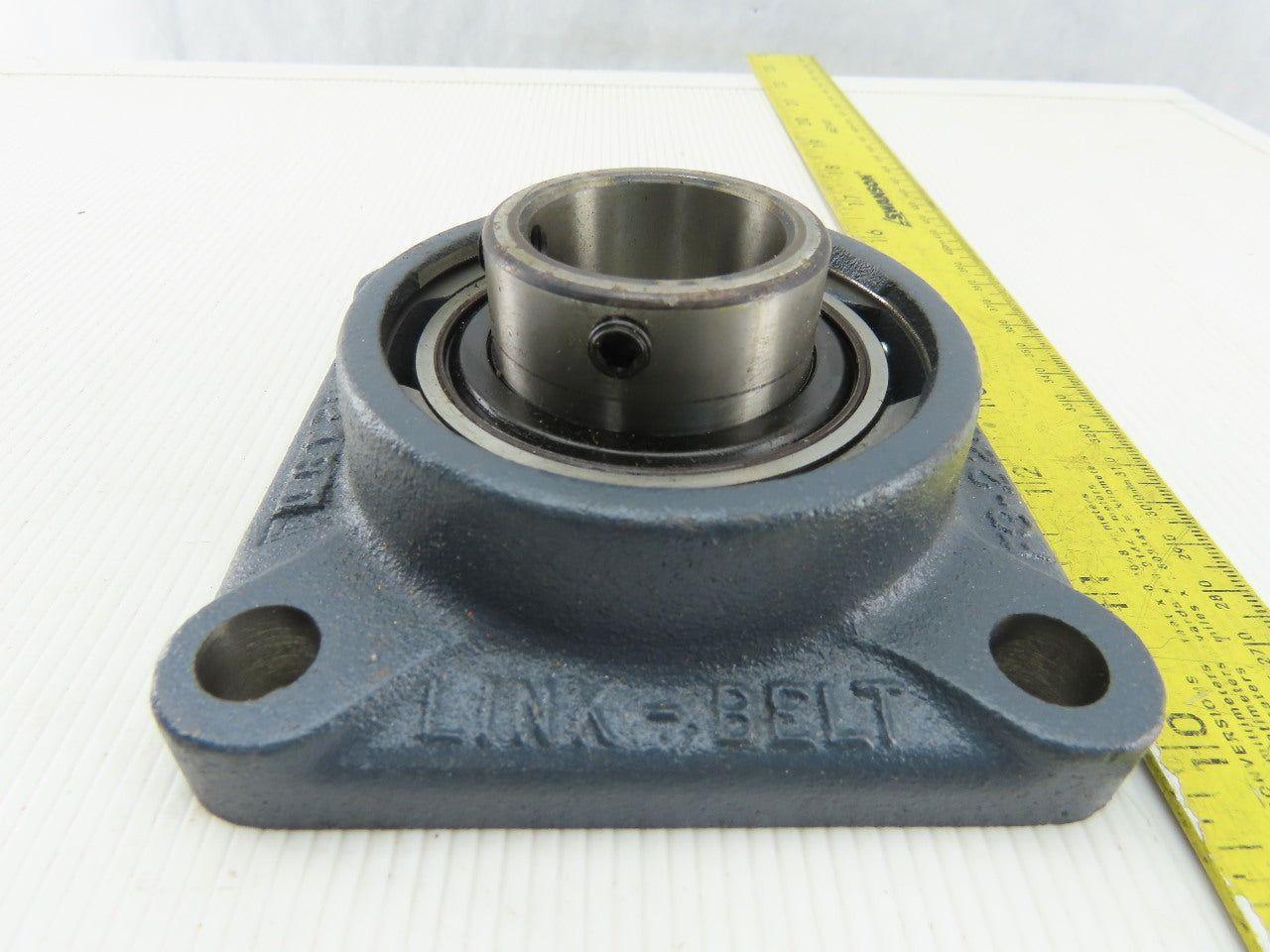 Link Belt F3U222N 1-3/8" 4 Bolt Flange Mount Ball Bearing Unit