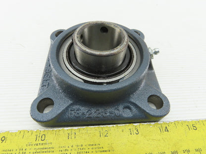 Link Belt F3U222N 1-3/8" 4 Bolt Flange Mount Ball Bearing Unit