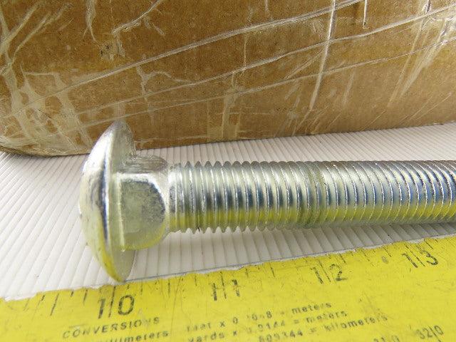 3/4-10 Zinc 4-1/2" GR2 Carriage Bolts Lot Of 60