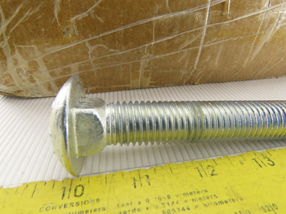 3/4-10 Zinc 4-1/2" GR2 Carriage Bolts Lot Of 60