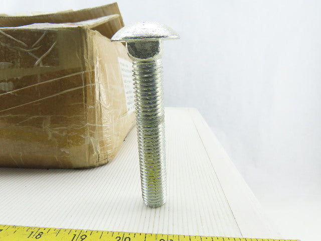 3/4-10 Zinc 4-1/2" GR2 Carriage Bolts Lot Of 60