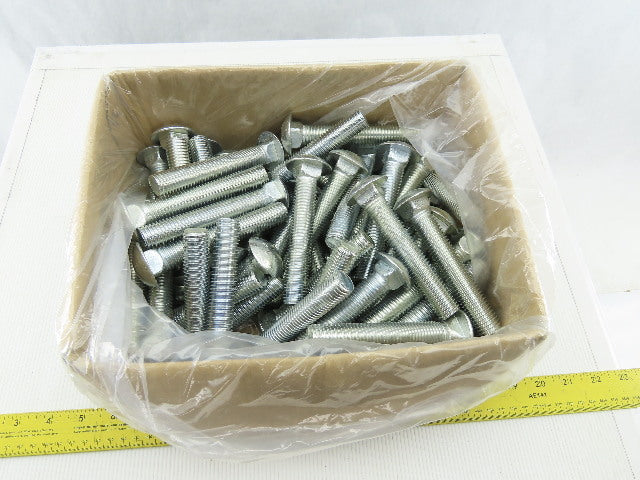 3/4-10 Zinc 4-1/2" GR2 Carriage Bolts Lot Of 60