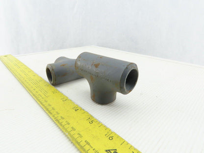 1" Butt Weld Seamless Pipe Fitting TEE Thick Wall Lot Of 2