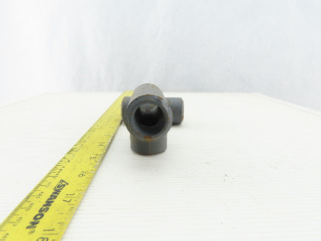 1" Butt Weld Seamless Pipe Fitting TEE Thick Wall Lot Of 2